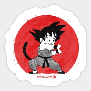 Kame Hame Ha Ink Sticker